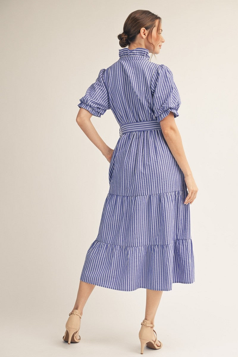 Stripe Midi Dress
