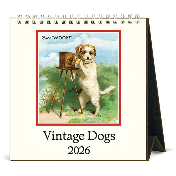 2026 Dogs Desk Calendar