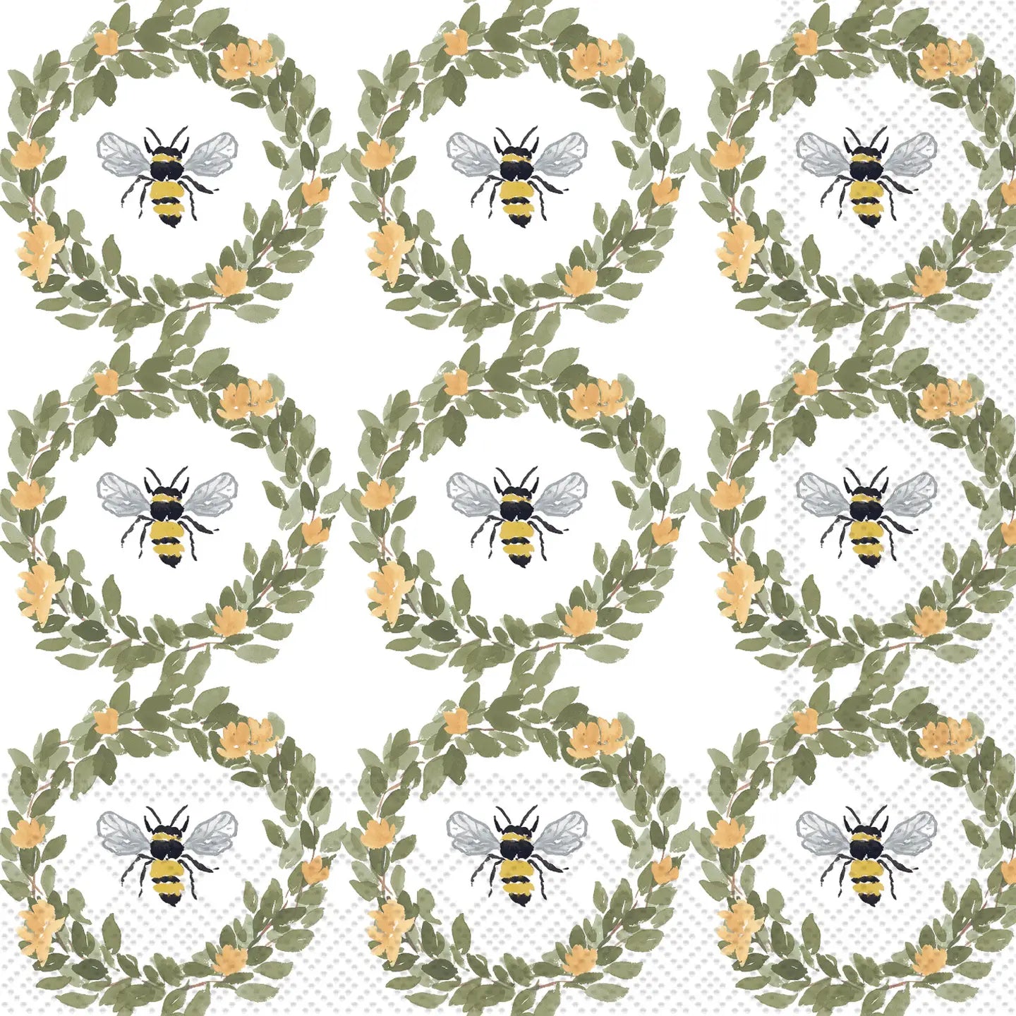 Honey Wreath Cocktail Napkins