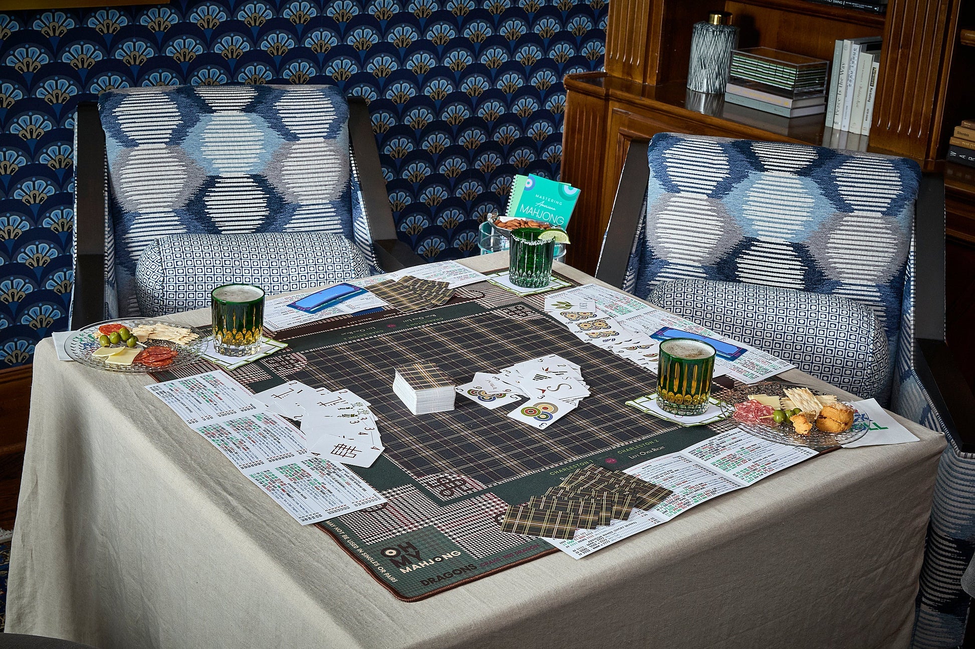 Dapper Mahjong Mat – American Honey Mercantile