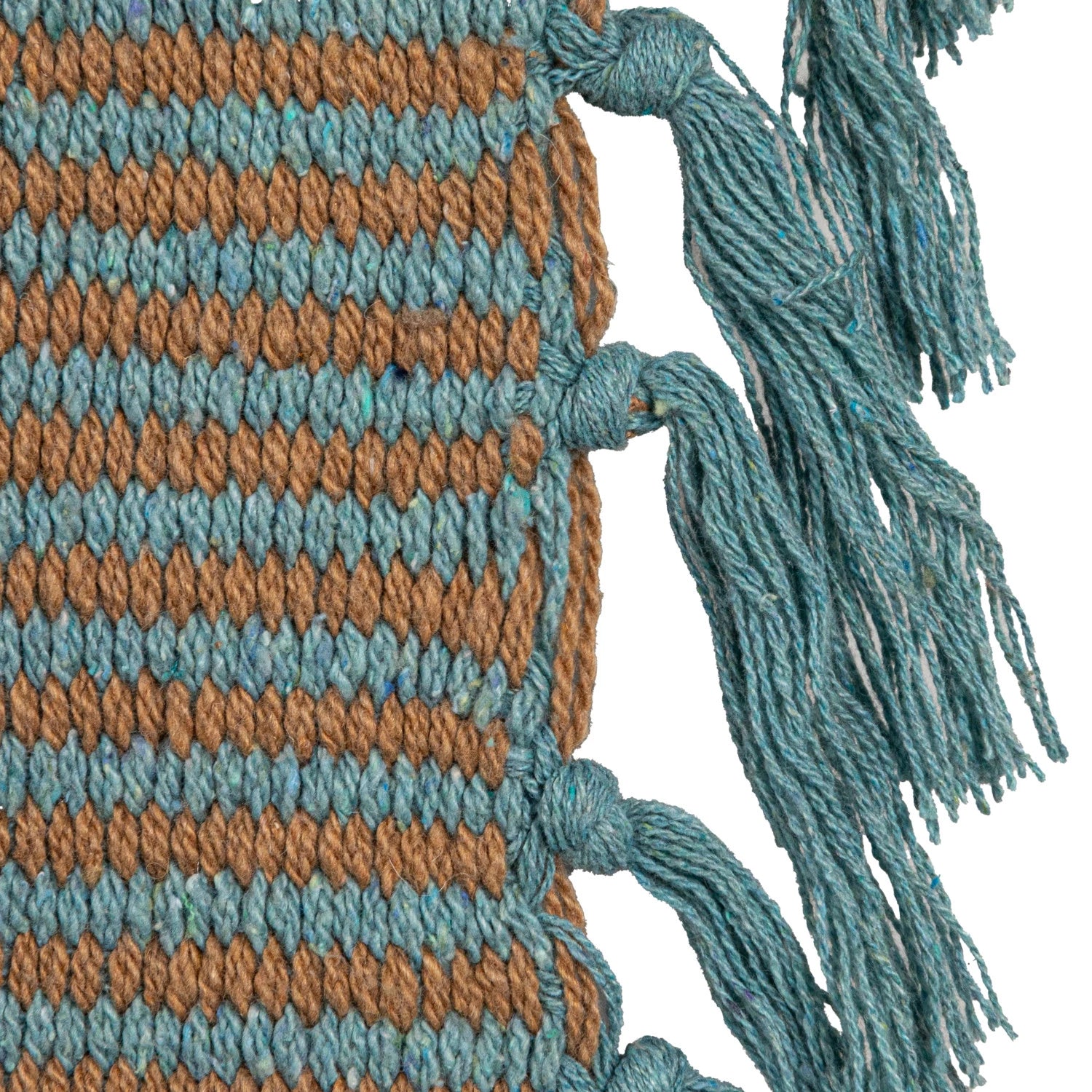 Woven Recycled Cotton Blend Throw