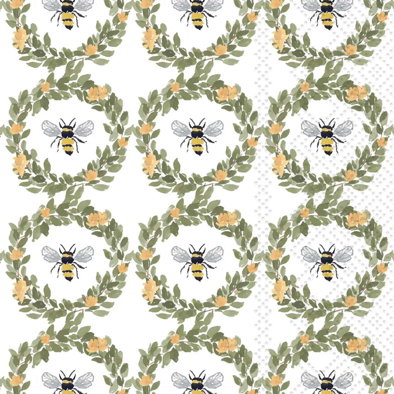 Honey Wreath Guest Towel