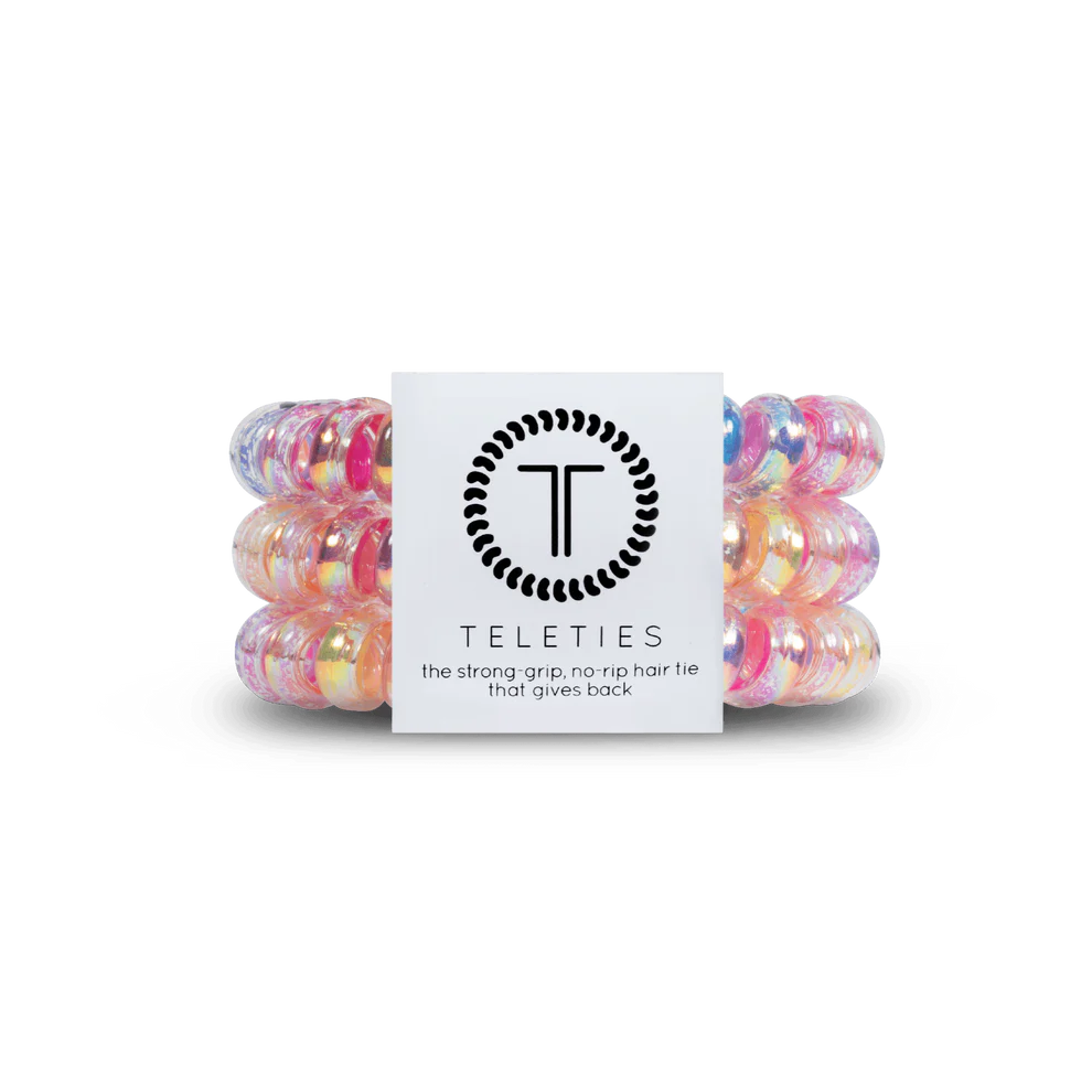Eat Glitter for Breakfast Teleties Hair Ties