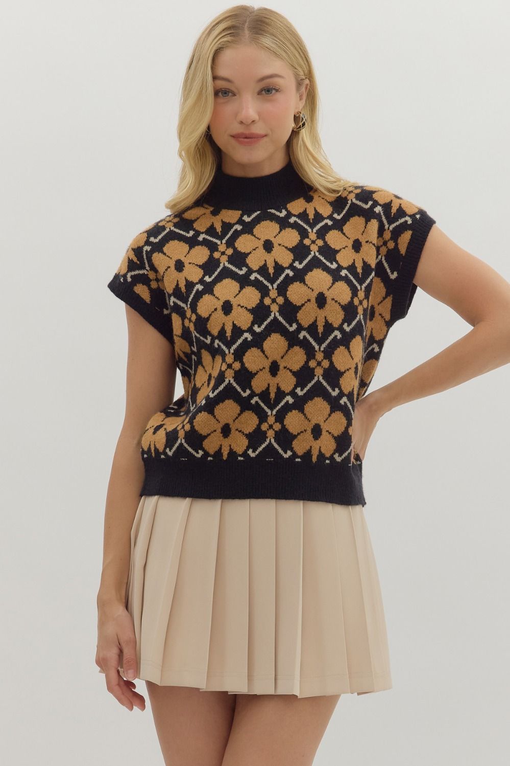 Floral Fall Sweater