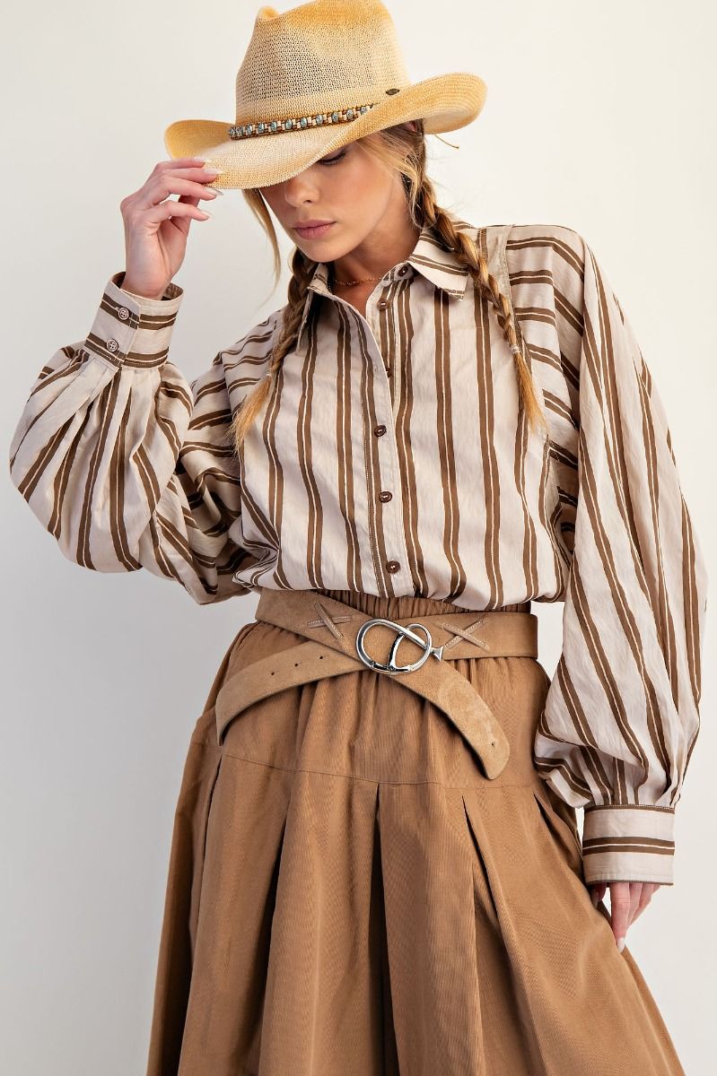 Beth's Button Up