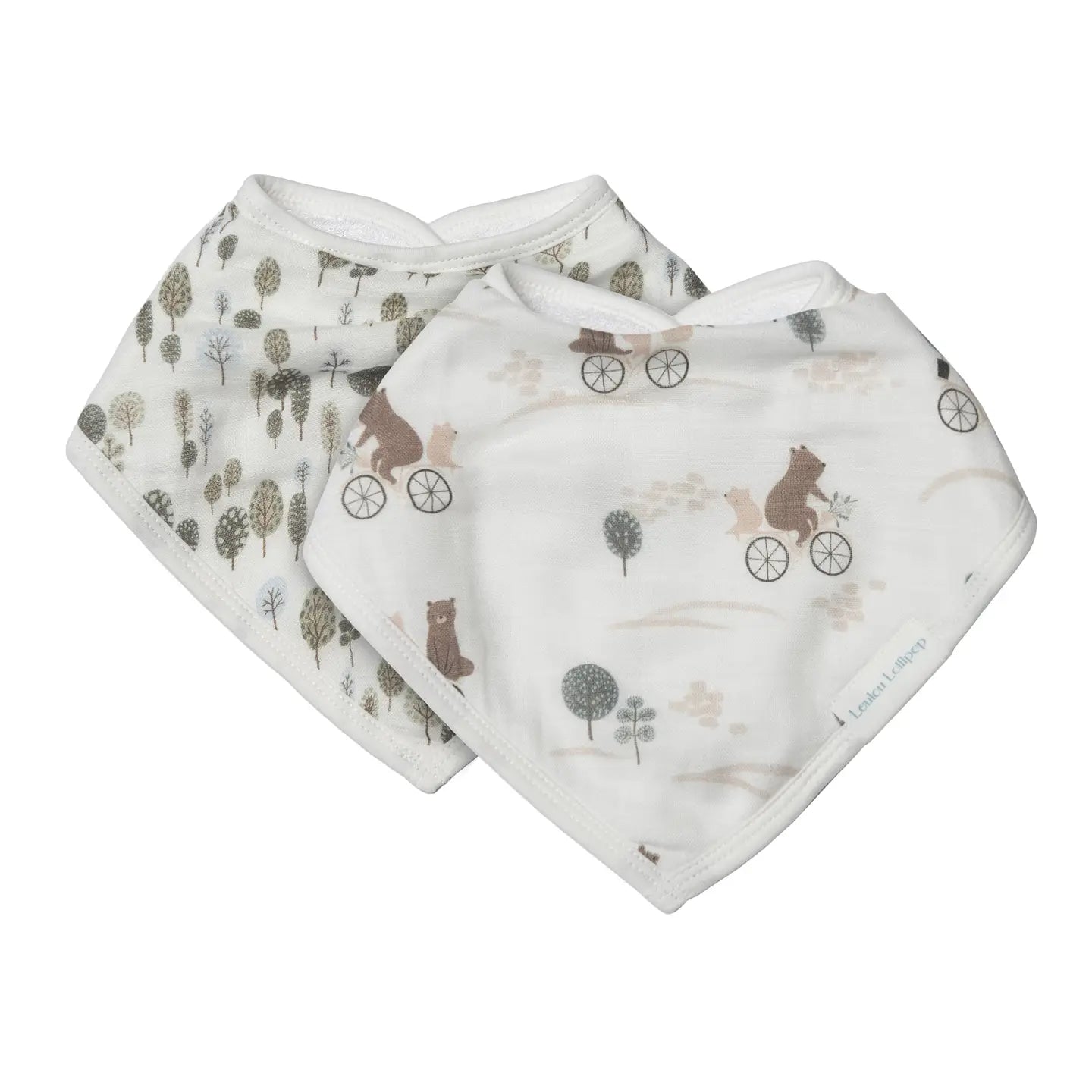 Bears On Bikes Bib Set