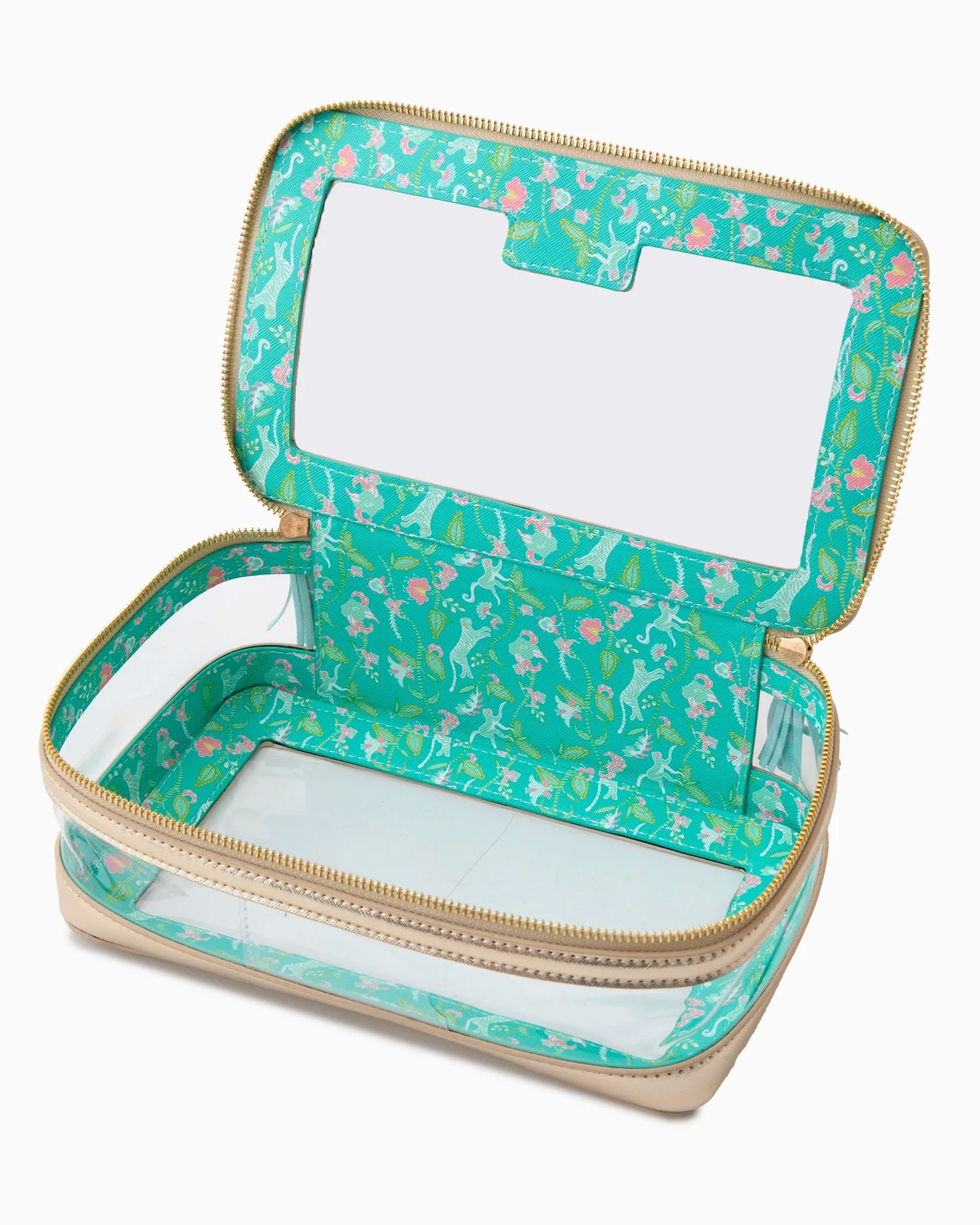 Gold Mahjong Tile Storage Bag
