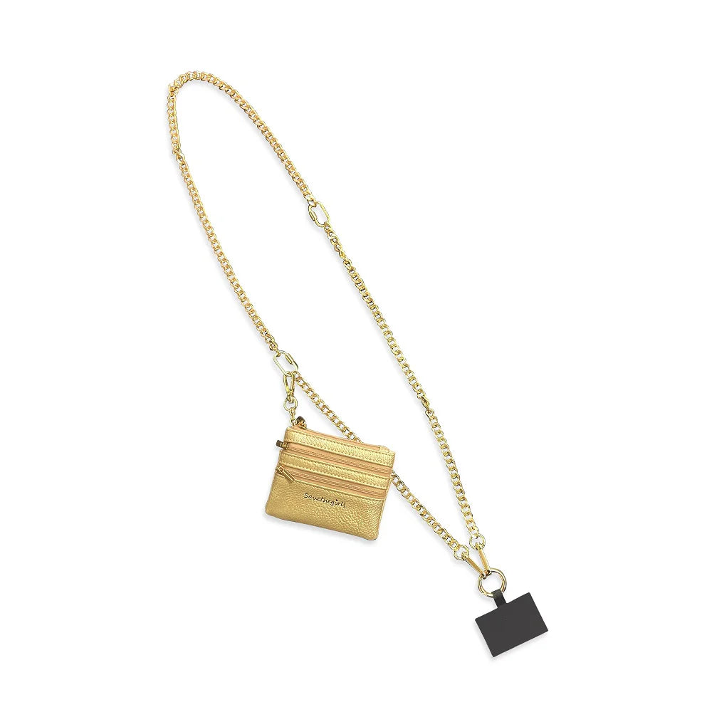 Clip & Go Chain with Zippered Pouch