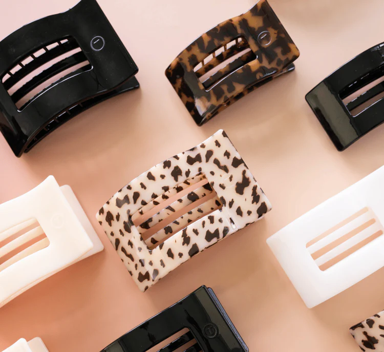 Small Flat Rectangle Clip Teleties
