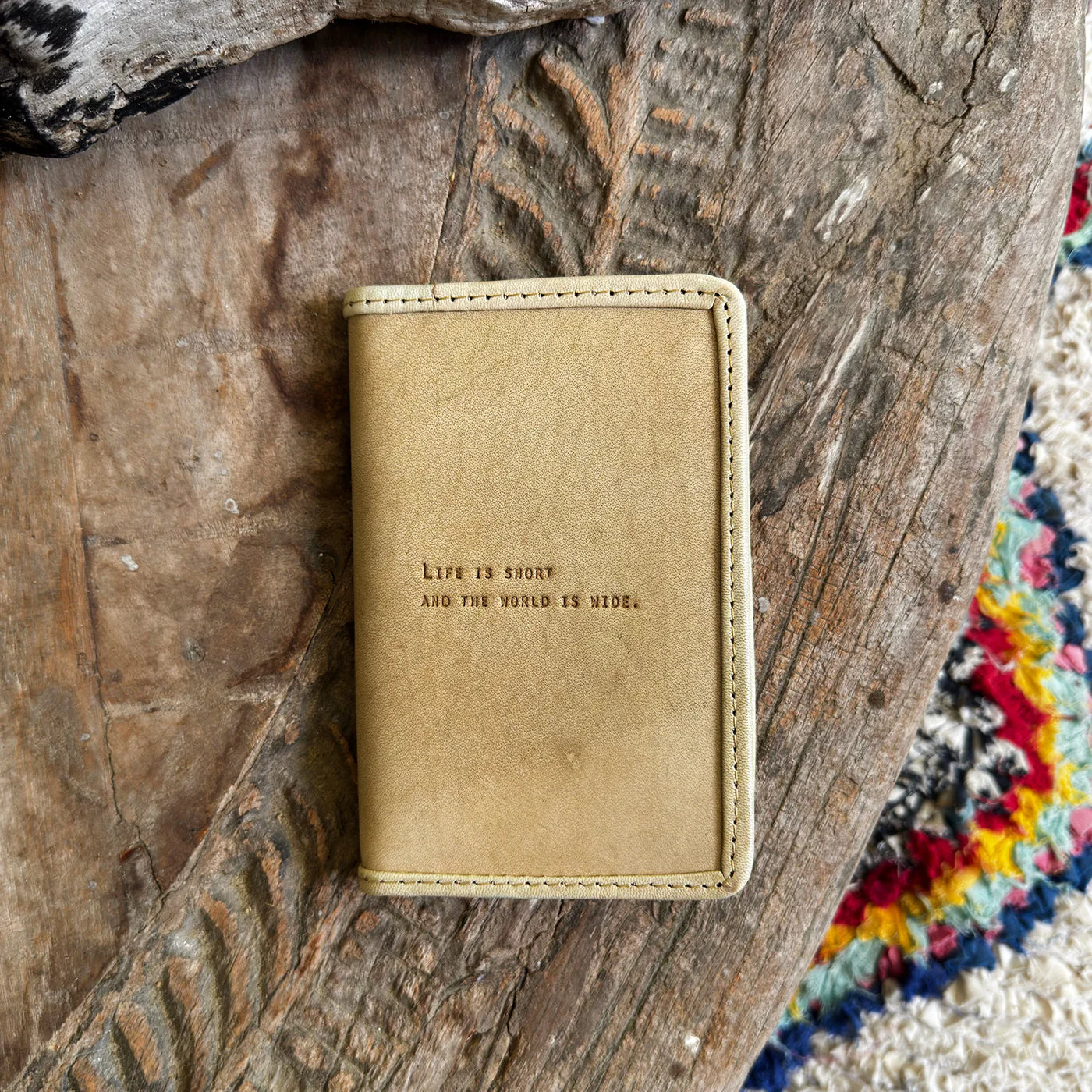 Life Is Short Passport Cover
