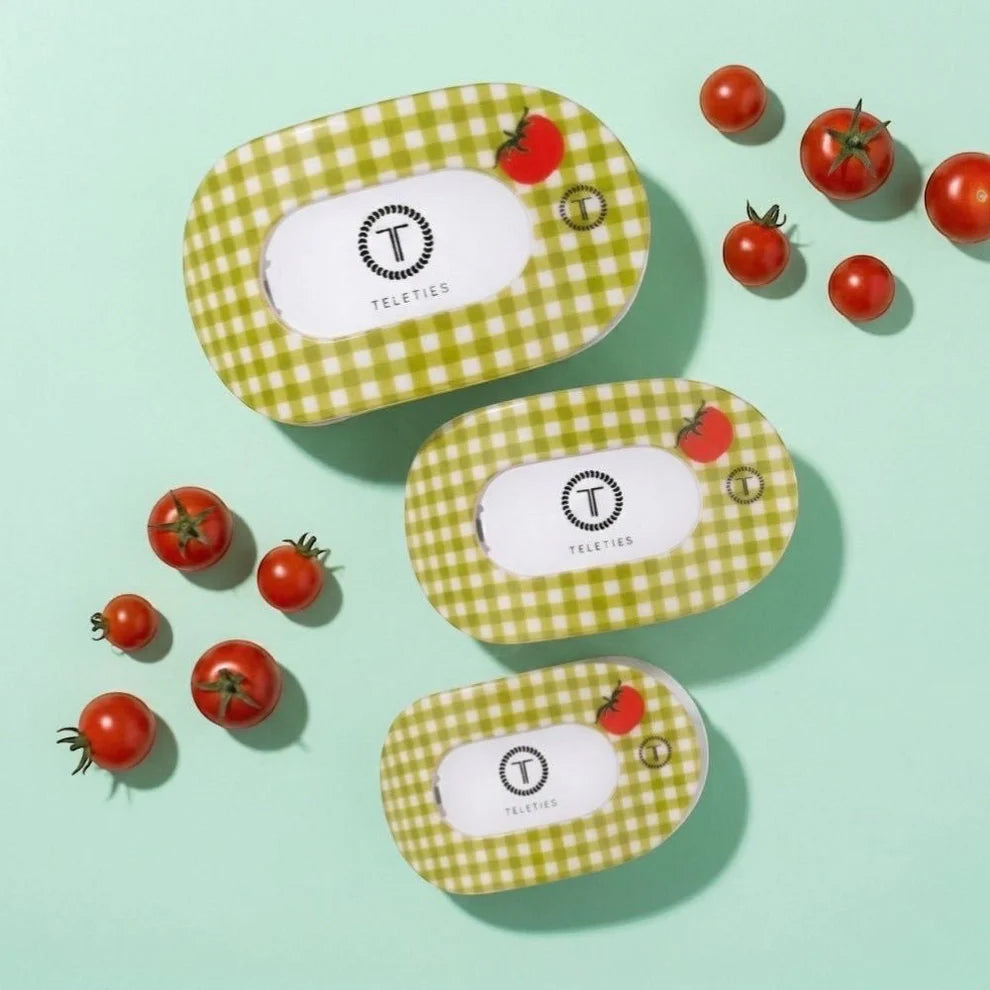 Locally Grown Flat Round Teleties Hair Clip