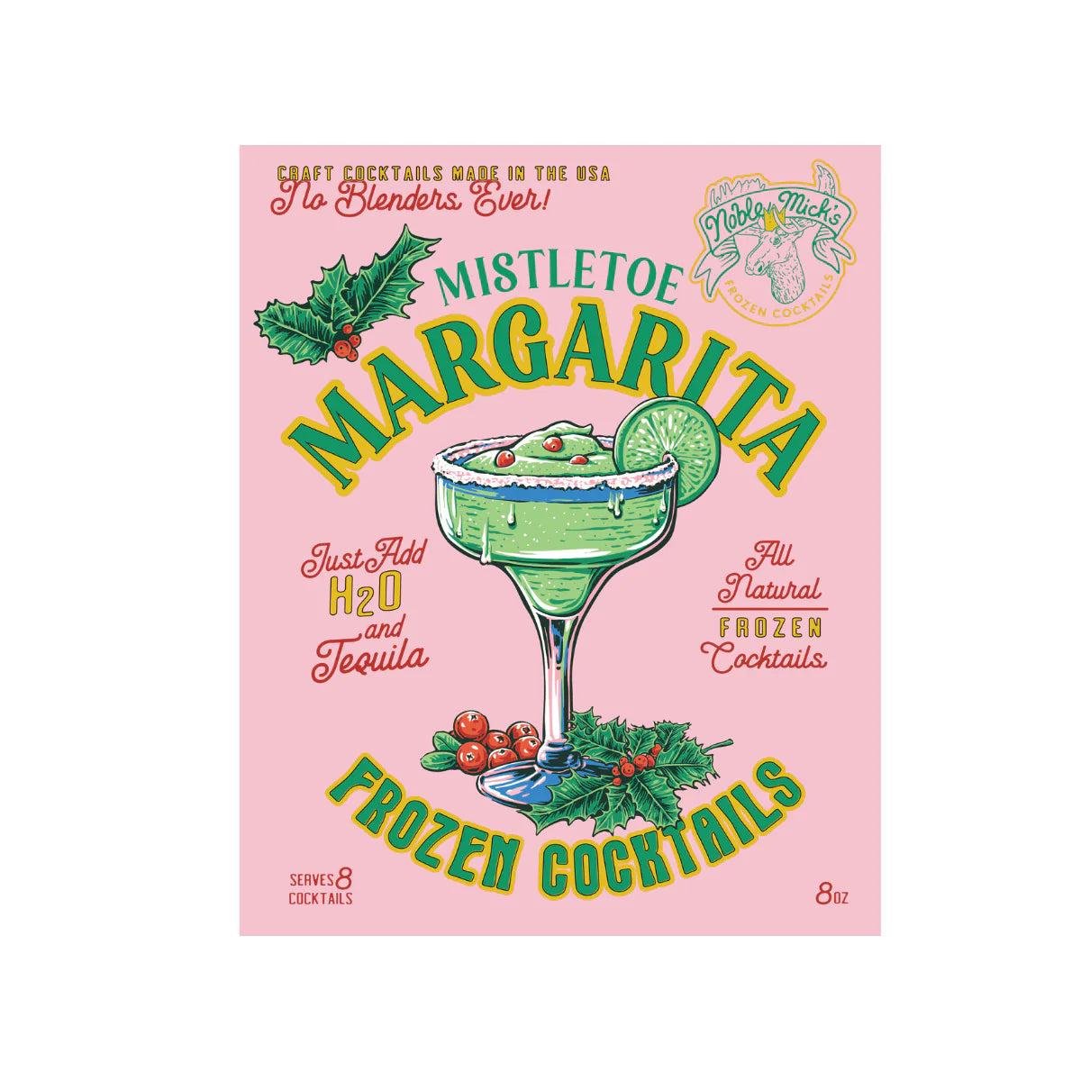Mistletoe Margarita Frozen Cocktails