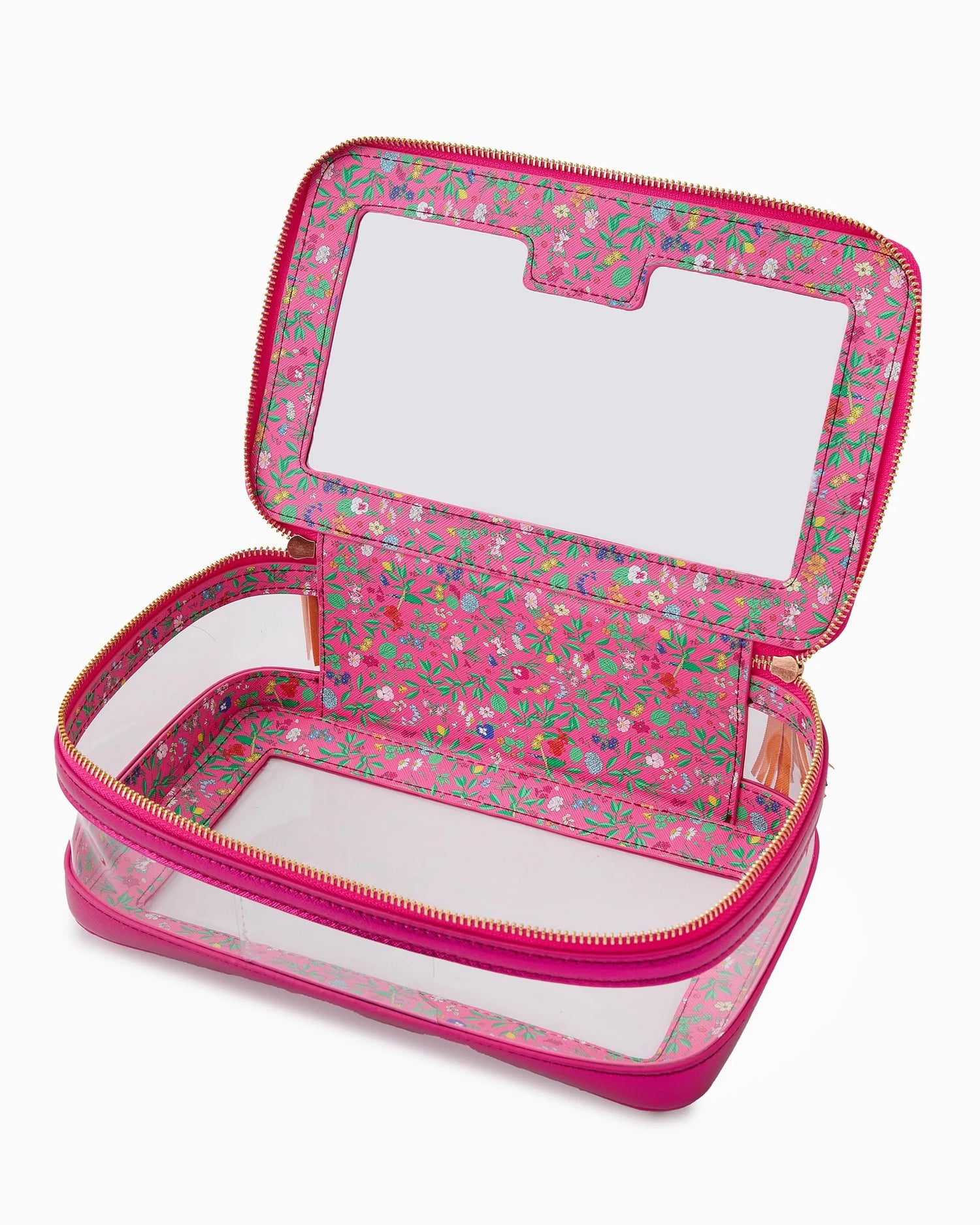 Metallic Pink Mahjong Tile Storage Bag