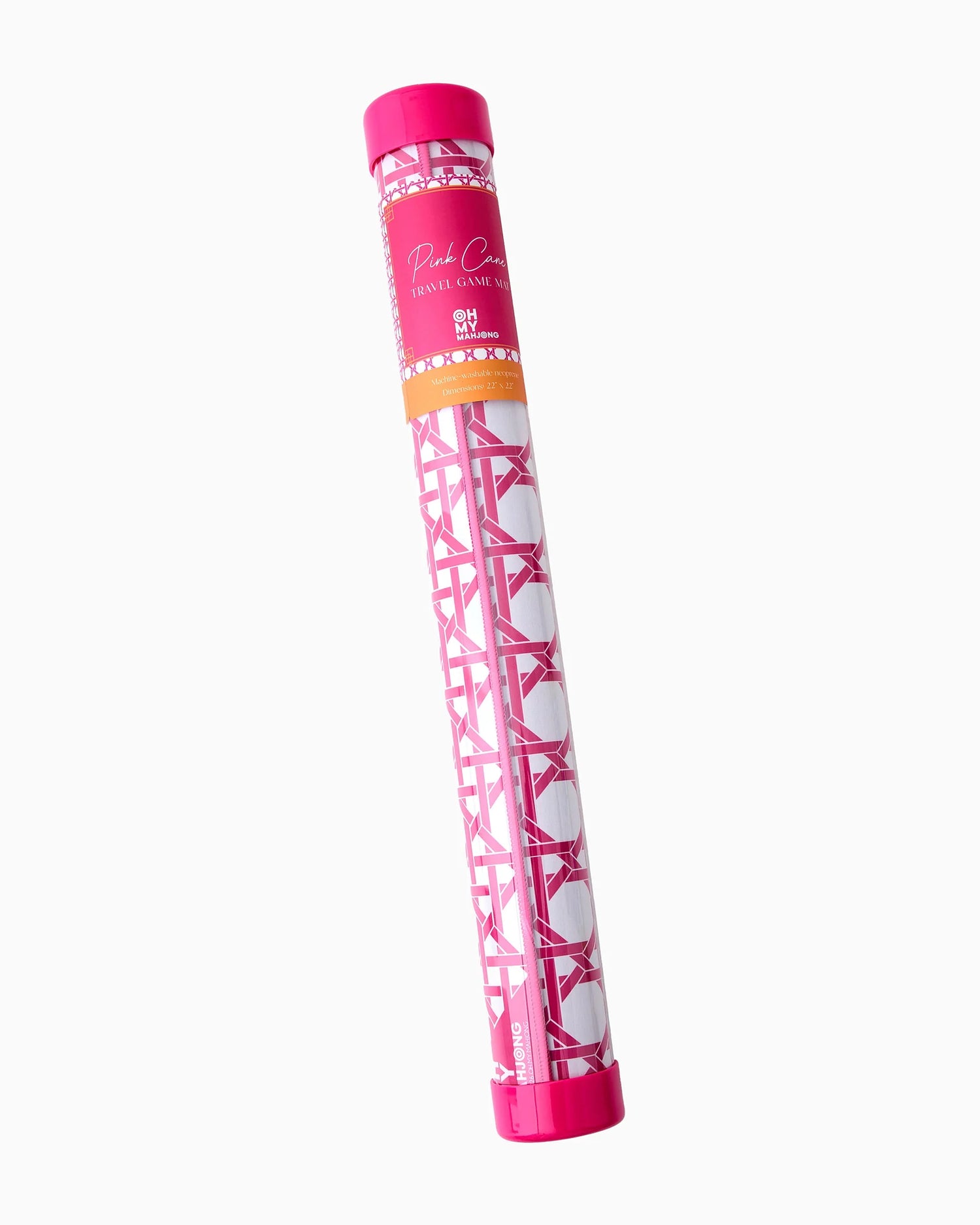 Mini Pink Cane Mahjong Mat
