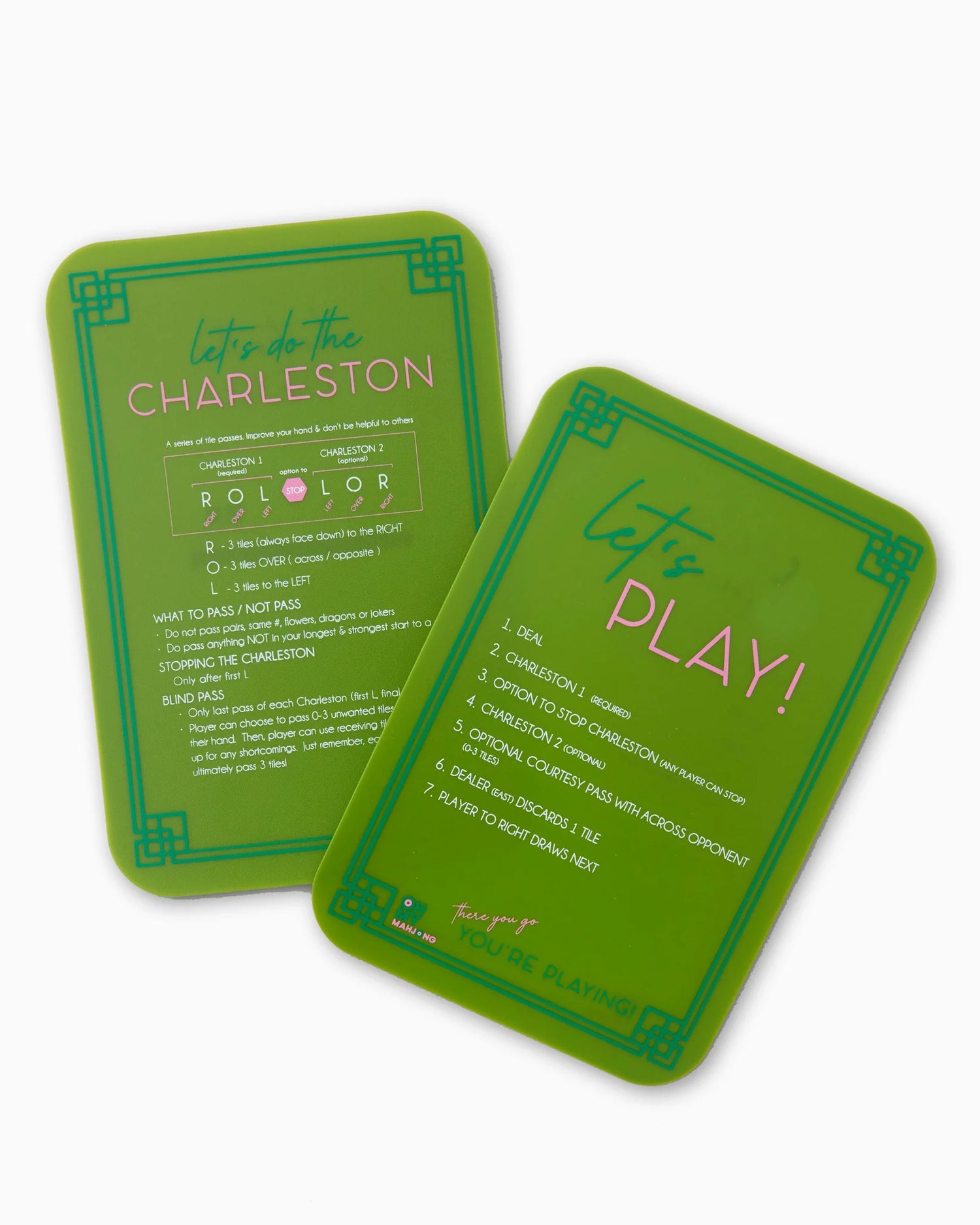 Olive Mahjong Tiles Shuffler
