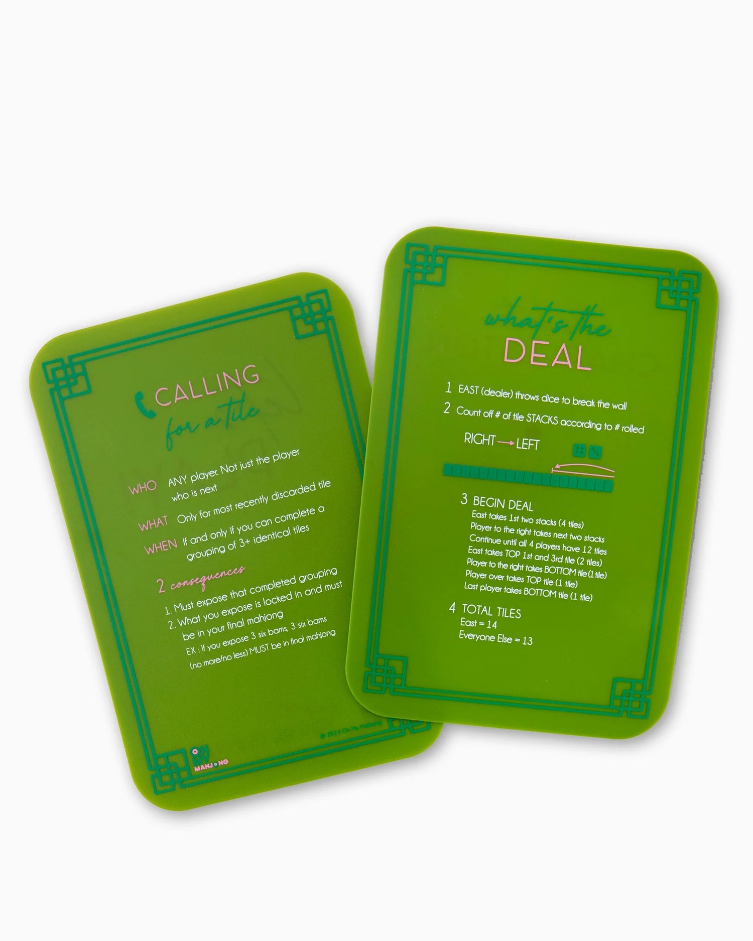 Olive Mahjong Tiles Shuffler