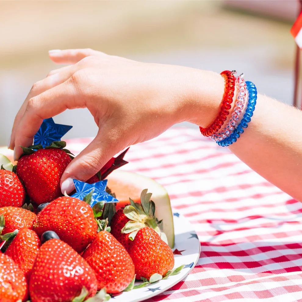 Patriot Pop Teleties Small Hair Ties