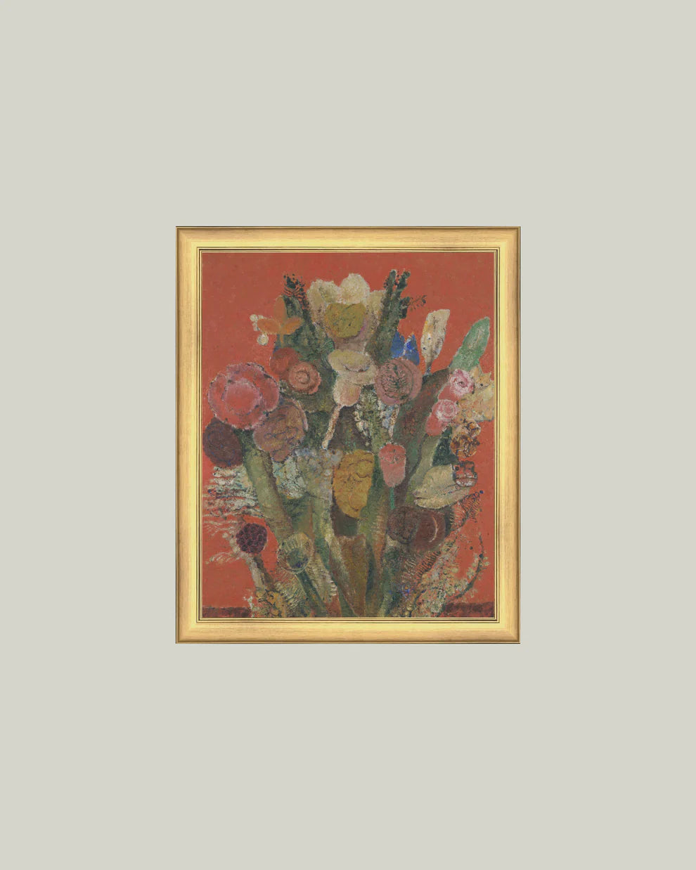 Eccentric Bouquet Framed Art