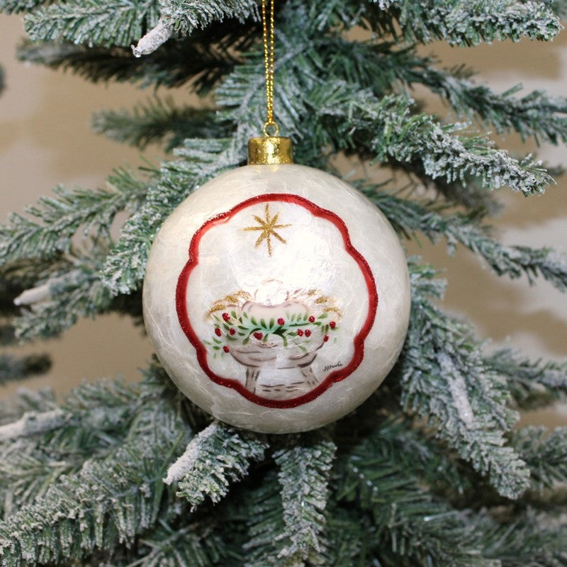 Capiz Holy Family Ornament