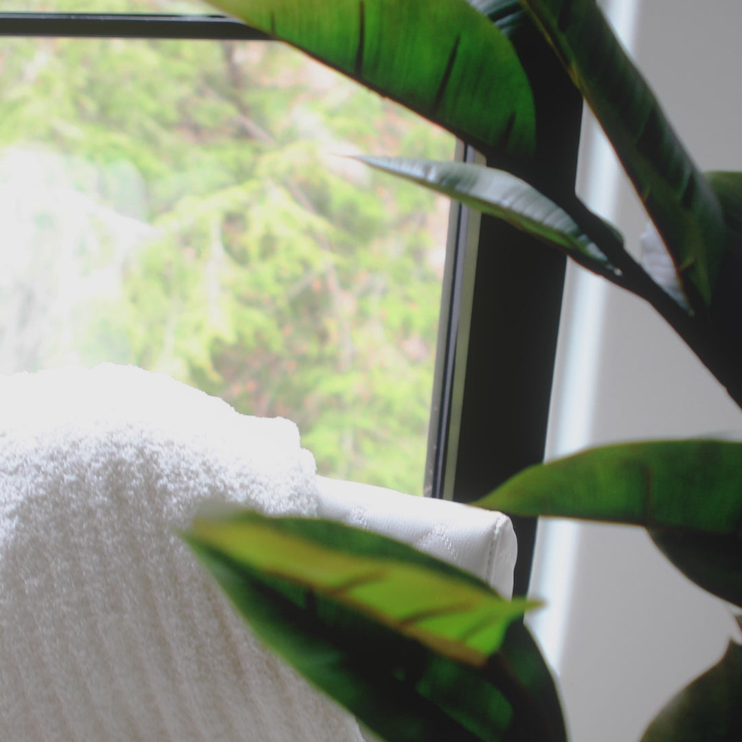 Solid Rib Marshmallow Blanket