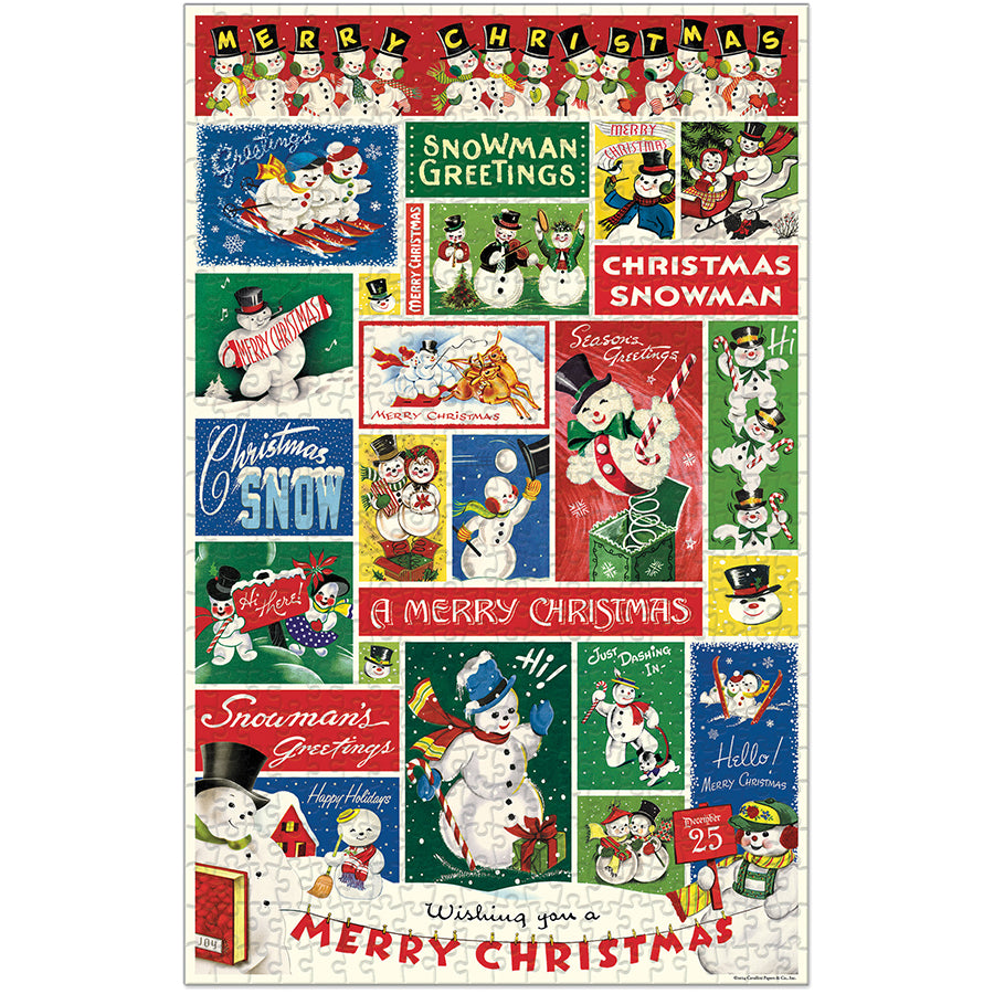 Christmas Snowman 500 Piece Puzzle