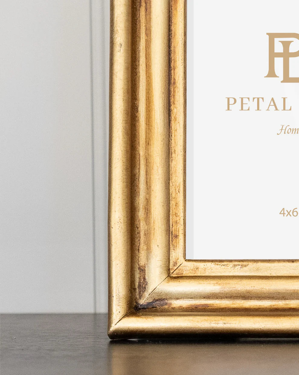 Double Ridge Gold Photo Frame