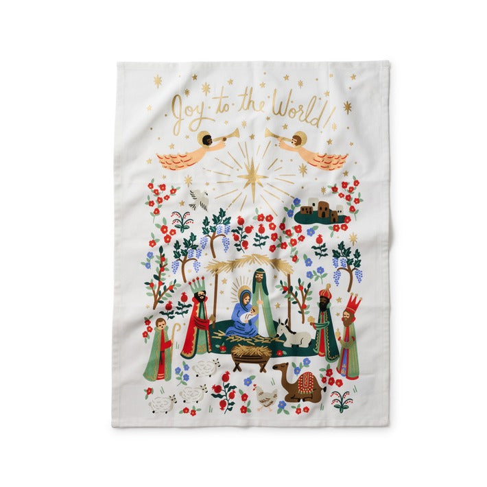 Nativity Tea Towel : Rifle Paper Co.