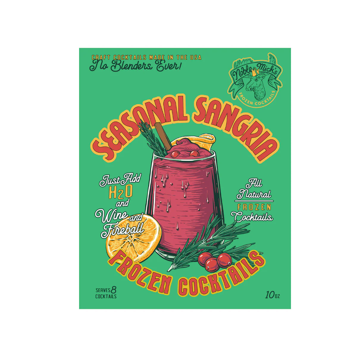 Seasonal Sangria Frozen Cocktails