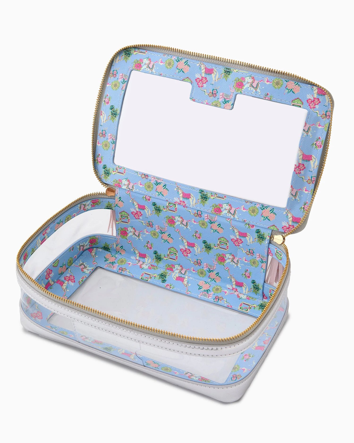 Silver Mahjong Tile Storage Bag