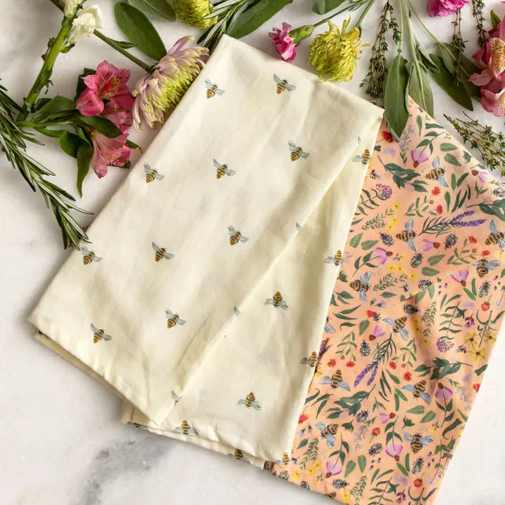 Honey Bees Kitchen Towel