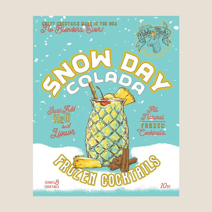 Snow Day Colada Frozen Cocktails