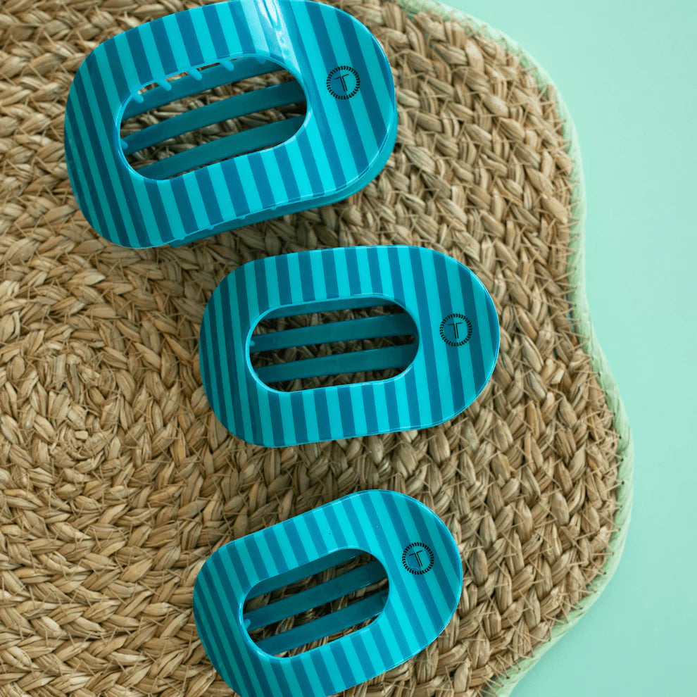 Splash Zone Flat Round Teleties Hair Clip