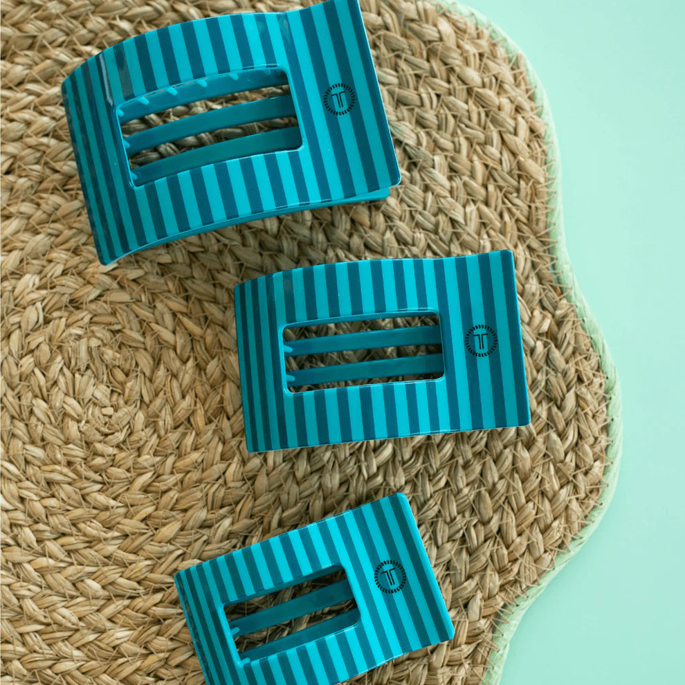Splash Zone Flat Rectangle Teleties Hair Clip