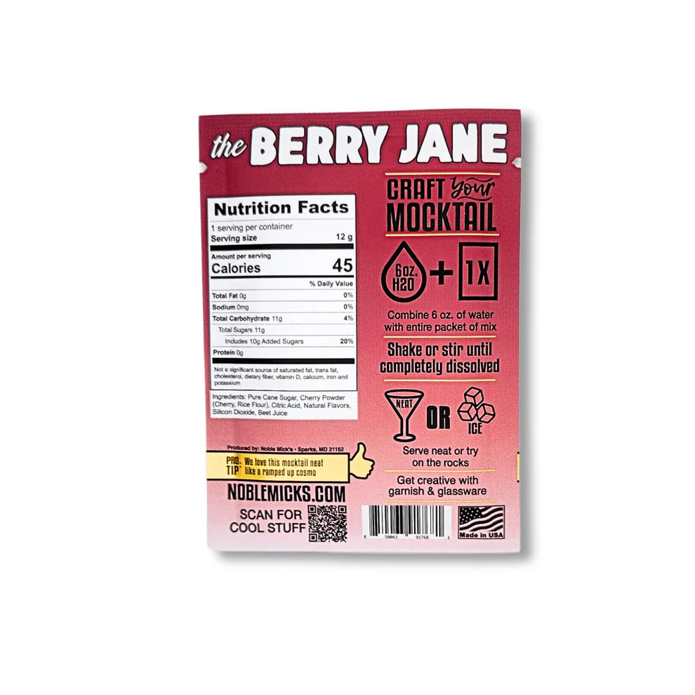 The Berry Jane Mocktail Mix