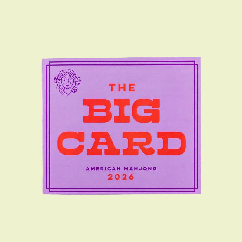 The Big Card 2026: American Mahjong Playing Card