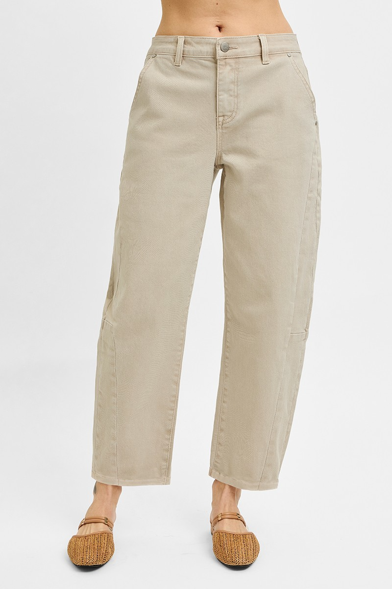 Almond Barrel Jean