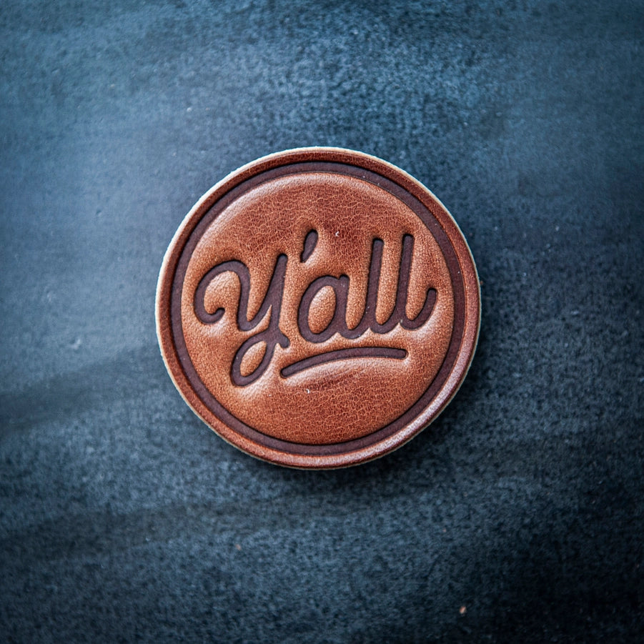 Leather Magnet Y'all