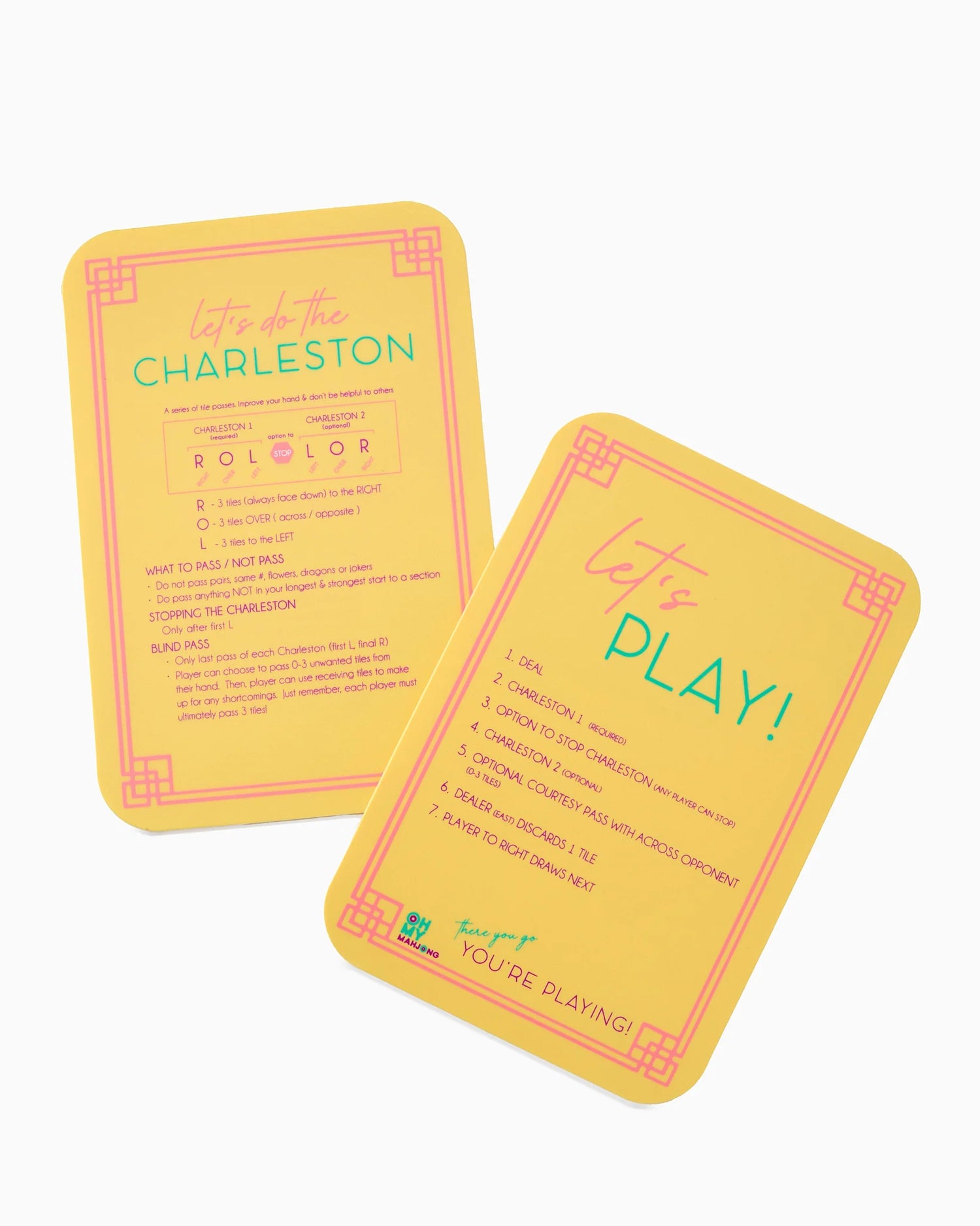 Yellow Mahjong Tiles Shuffler