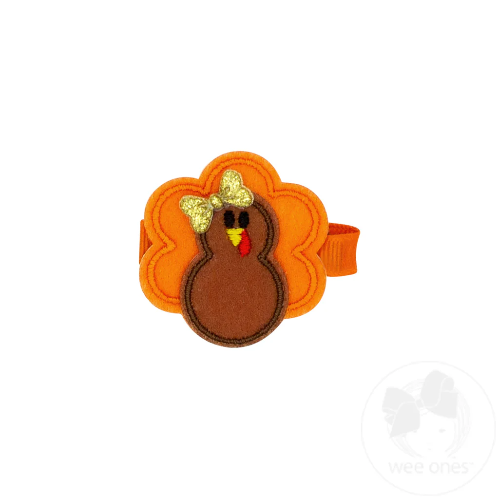 Felt Fall Themed Hair Clip